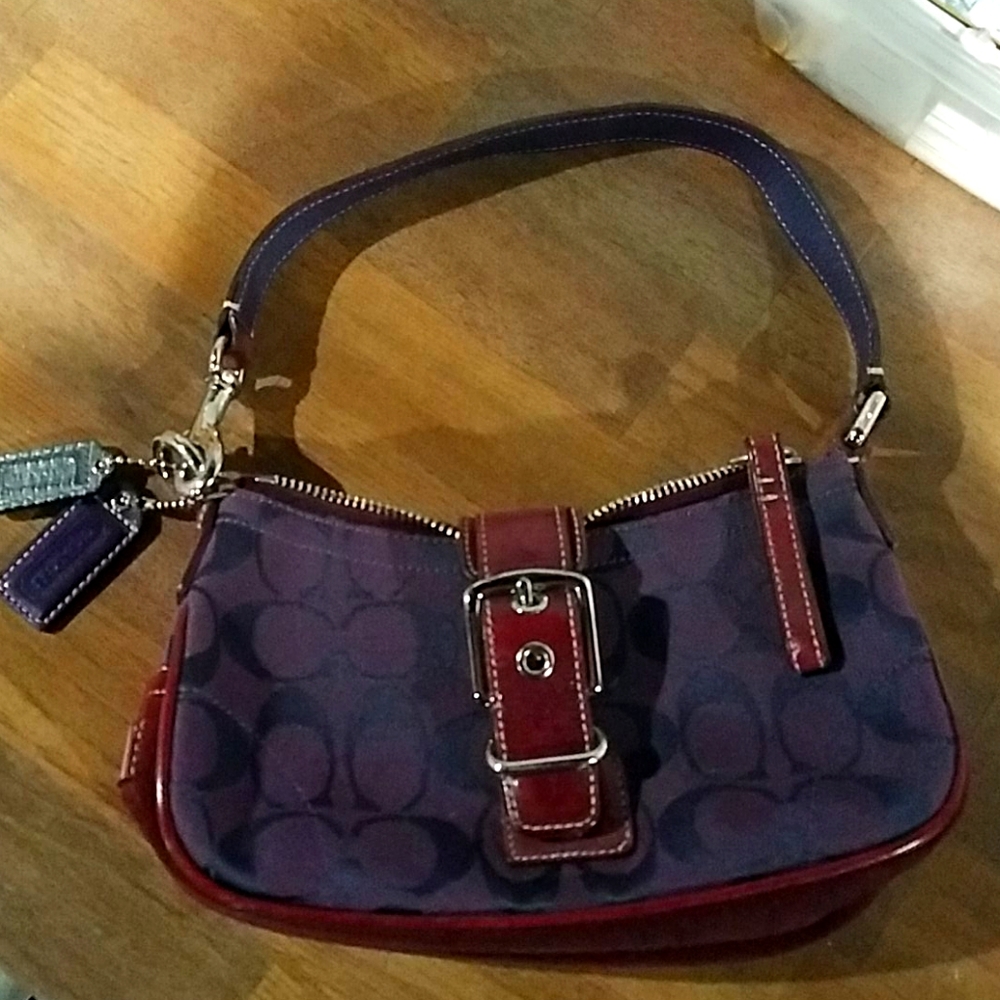 Coach Purse, Plum Purple
